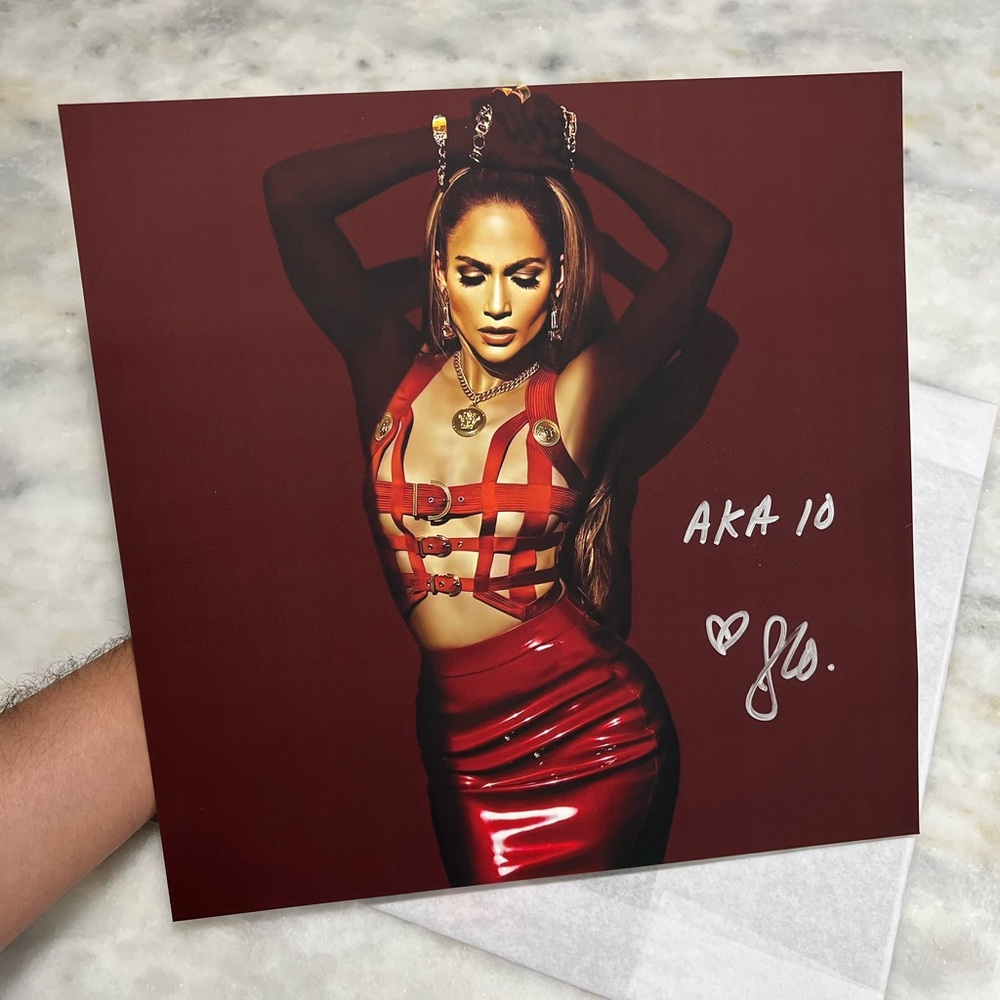Jennifer Lopez SIGNED - A.K.A. 10 Yr. Anniversary Poster Limited /500 - In Hand